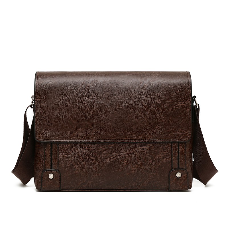 Leather Work Bag Laptop - Briefcase For Men PU Leather Tote