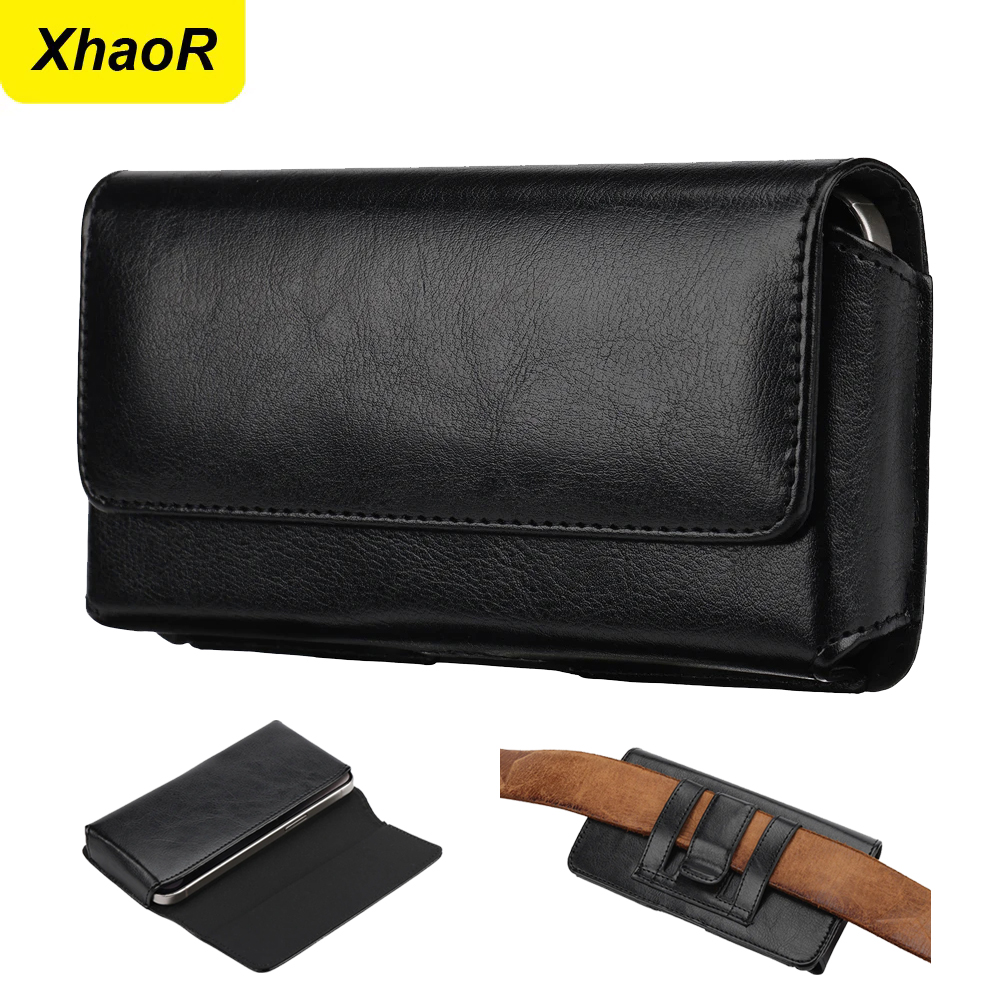 Leatherwork Belt - Universal Leather Belt Clip Bag Case