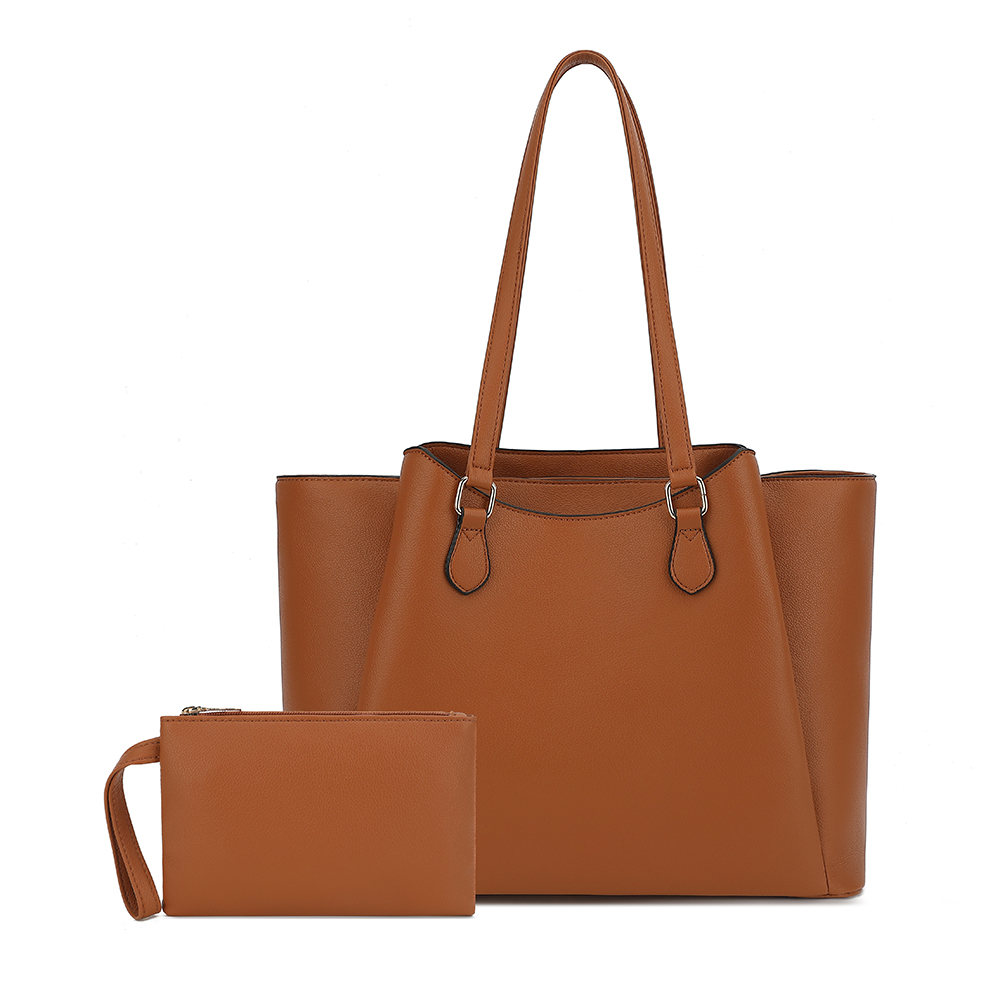 Leather Work Bag Laptop - Tote Bag for Women, Large PU