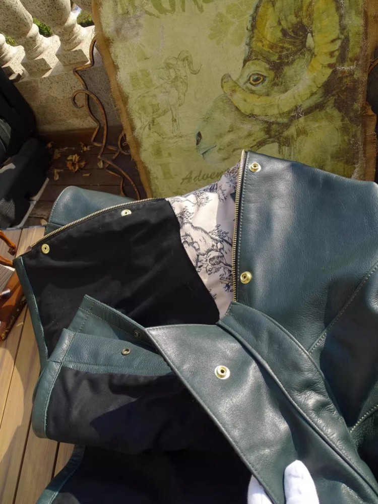Mens Genuine Cow Leather Jacke - Leather Work Jacket Mens recension och pris