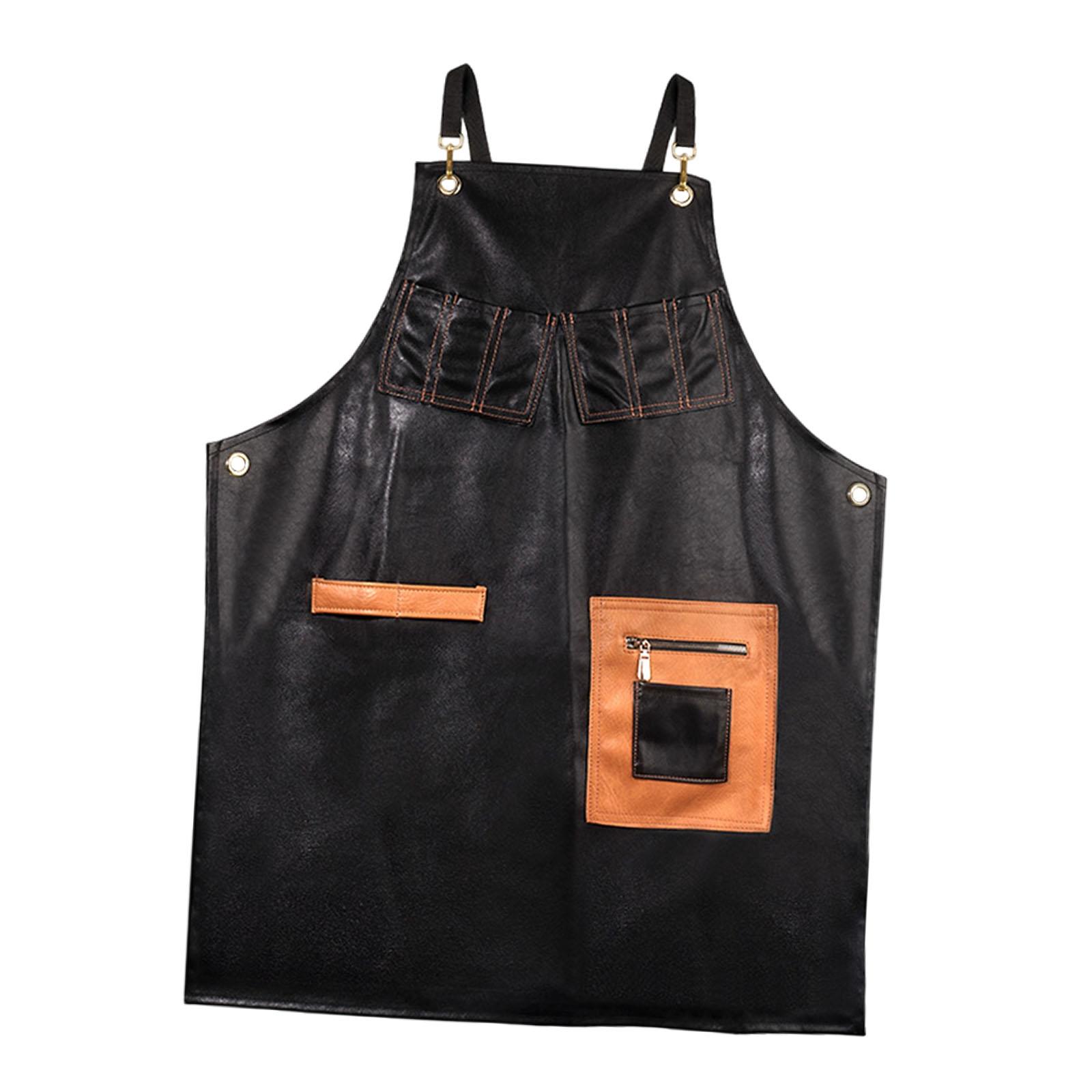 PU Leather Apron Coffee Shop W - Leatherwork Apron recension och pris