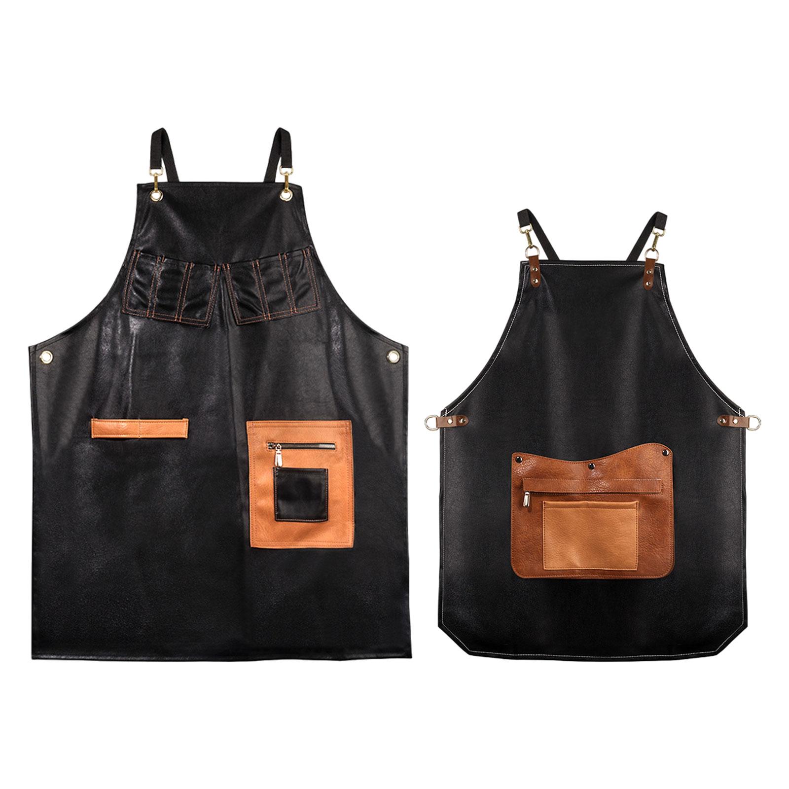 PU Leather Apron Coffee Shop W - Leatherwork Apron recension och pris