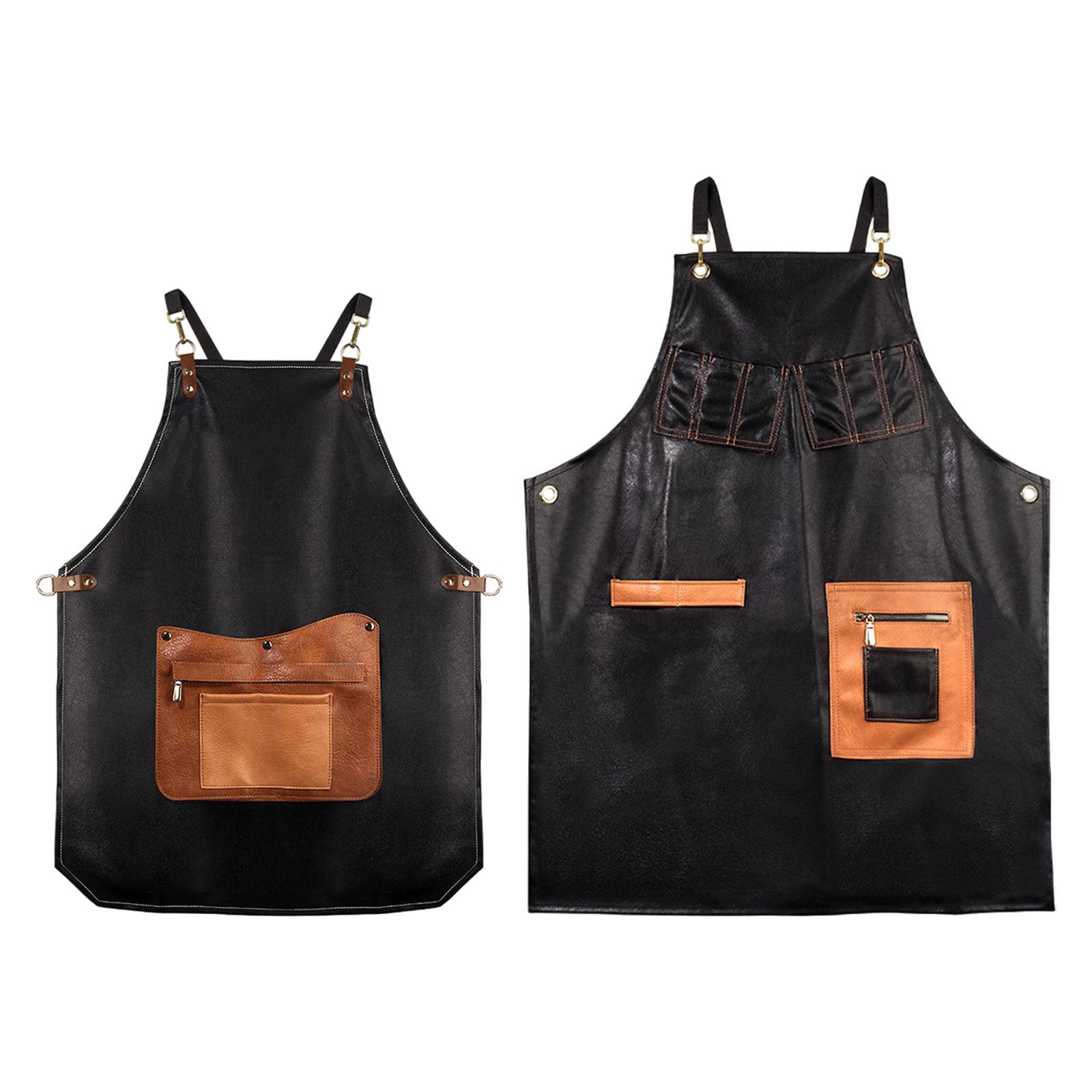 PU Leather Apron Coffee Shop W - Leatherwork Apron recension och pris