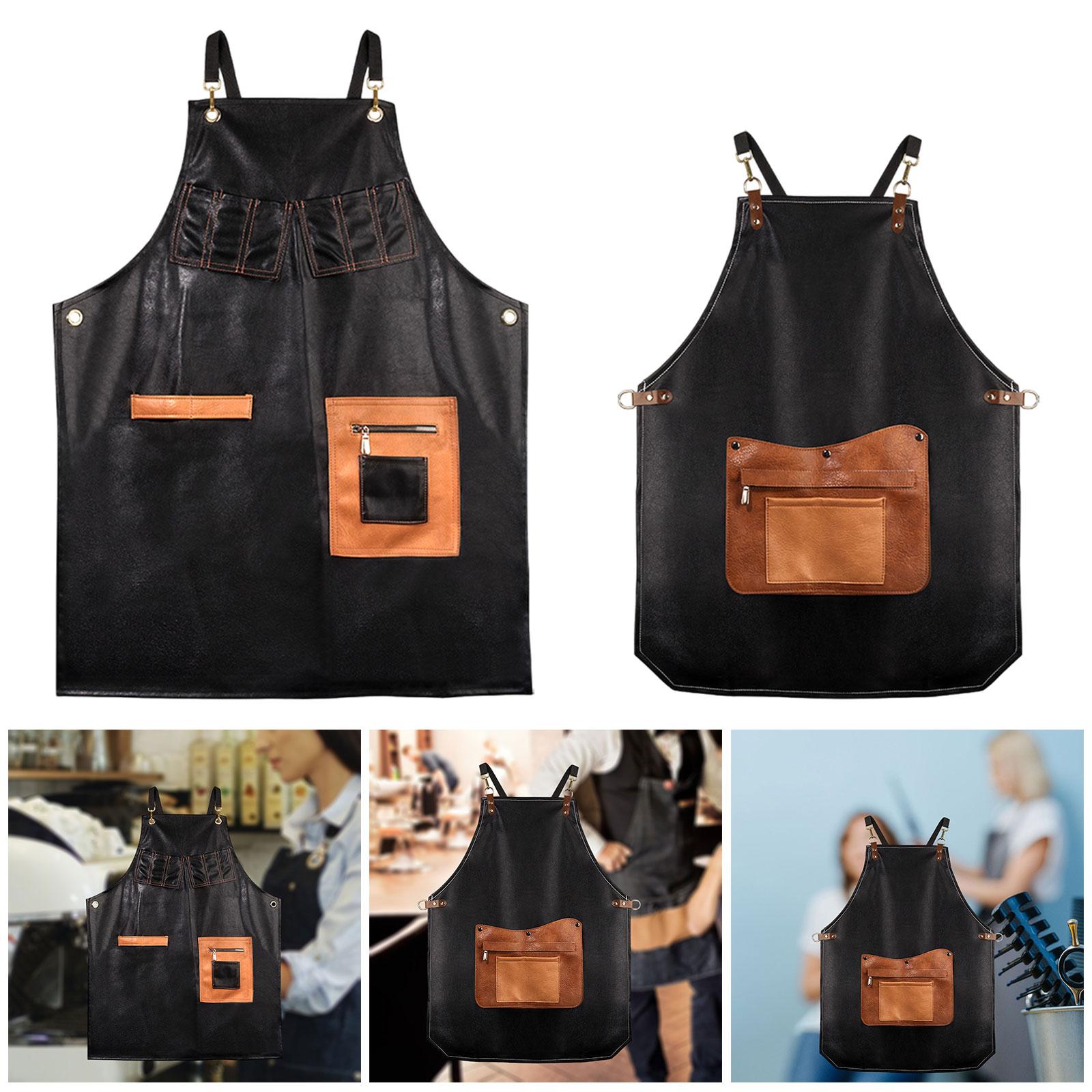 PU Leather Apron Coffee Shop W - Leatherwork Apron recension och pris
