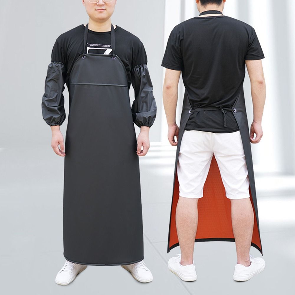 Soft PU Leather Kitchen Apron  - Leatherwork Apron recension och pris