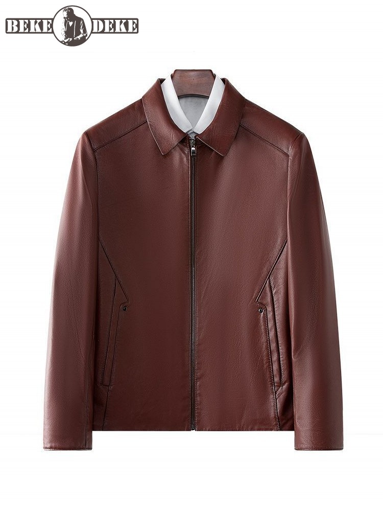 Mens Business Casual Work Cowh - Leather Work Jacket Mens recension och pris