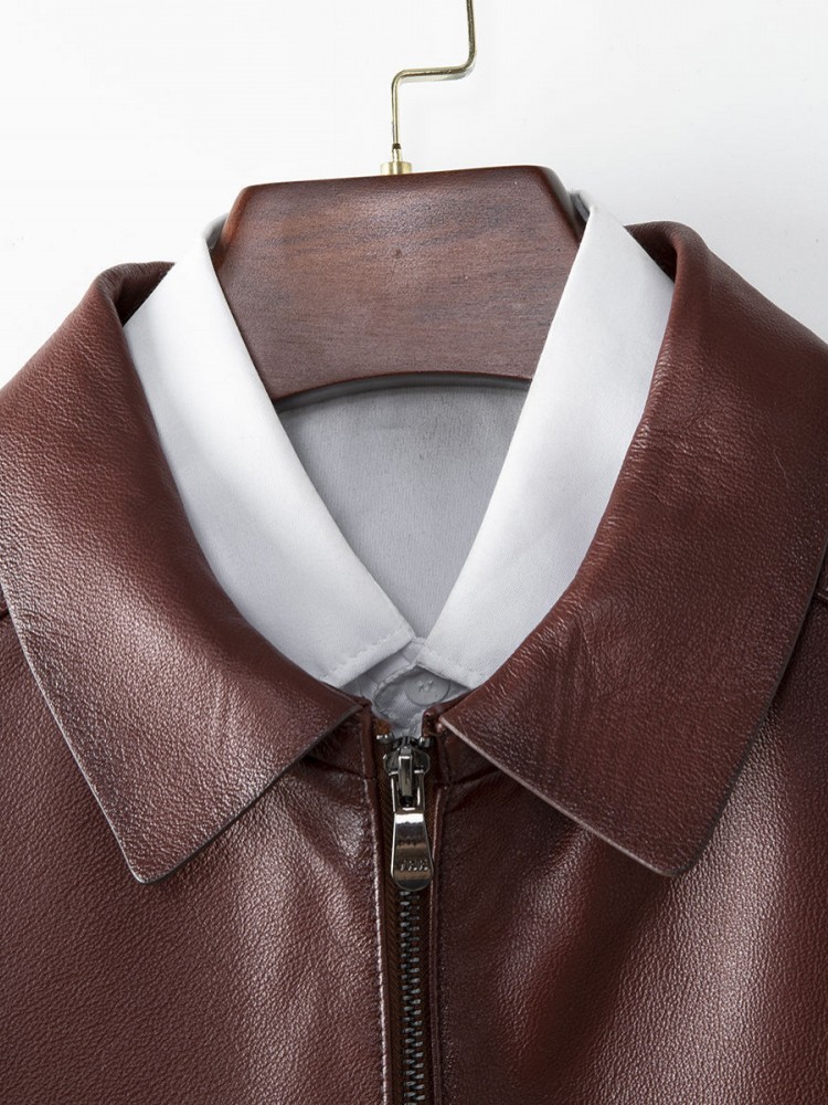 Mens Business Casual Work Cowh - Leather Work Jacket Mens recension och pris