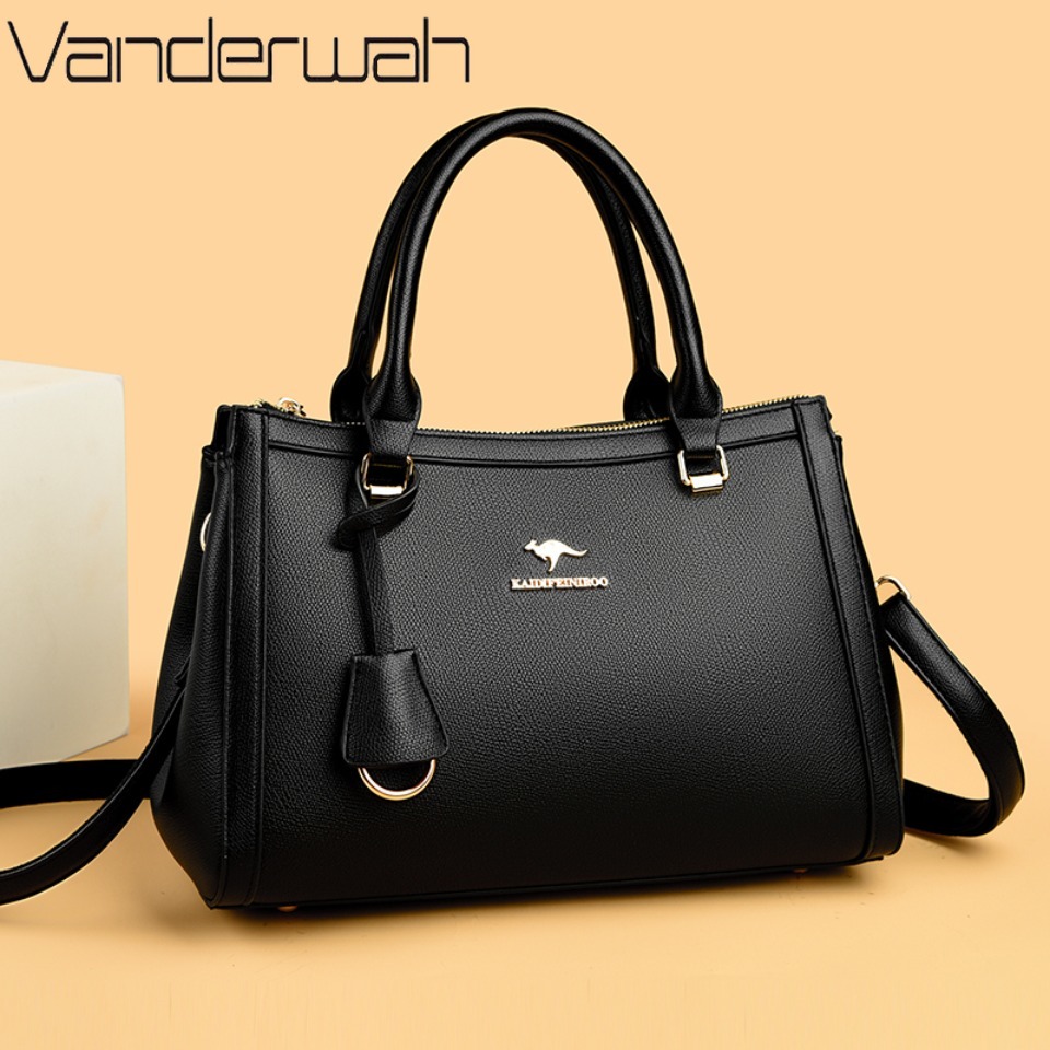 Kangaroo Brand Soft Pu Leather - Leather Work Handbags For Women recension och pris