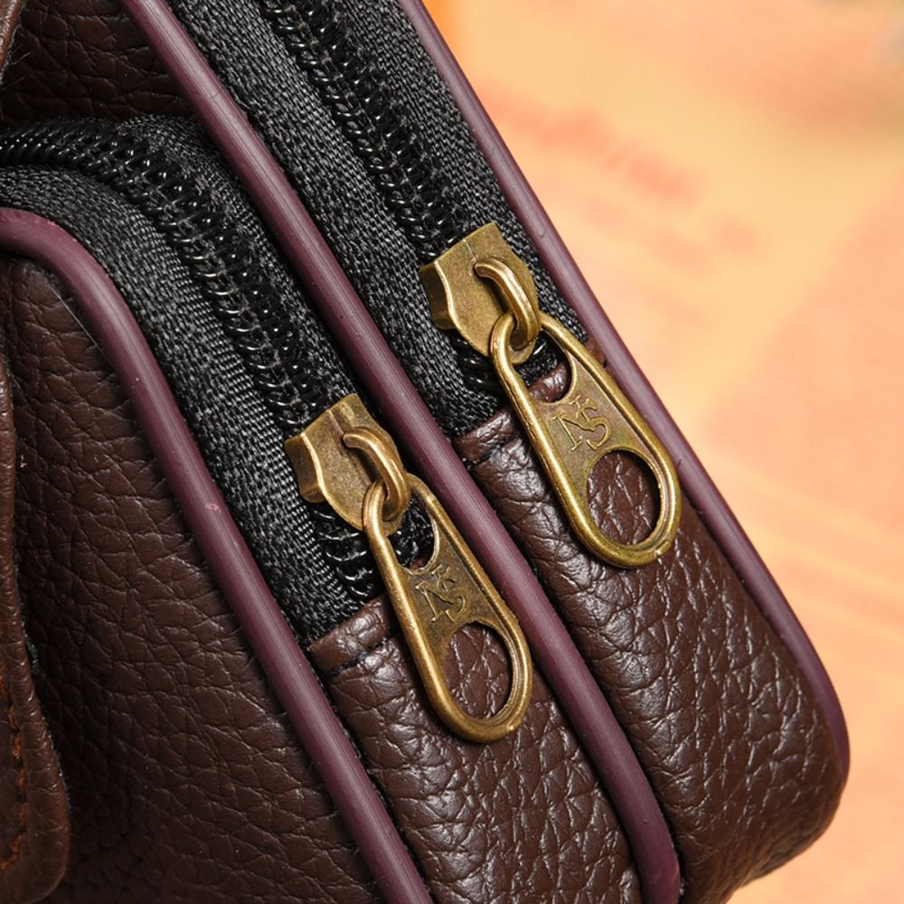 Casual PU Leather Men Waist Ba - Leatherwork Belt recension och pris