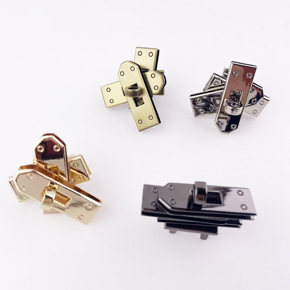 1set(4pcs) 46mm Gold/Brass Met - Leatherwork Hardware recension och pris