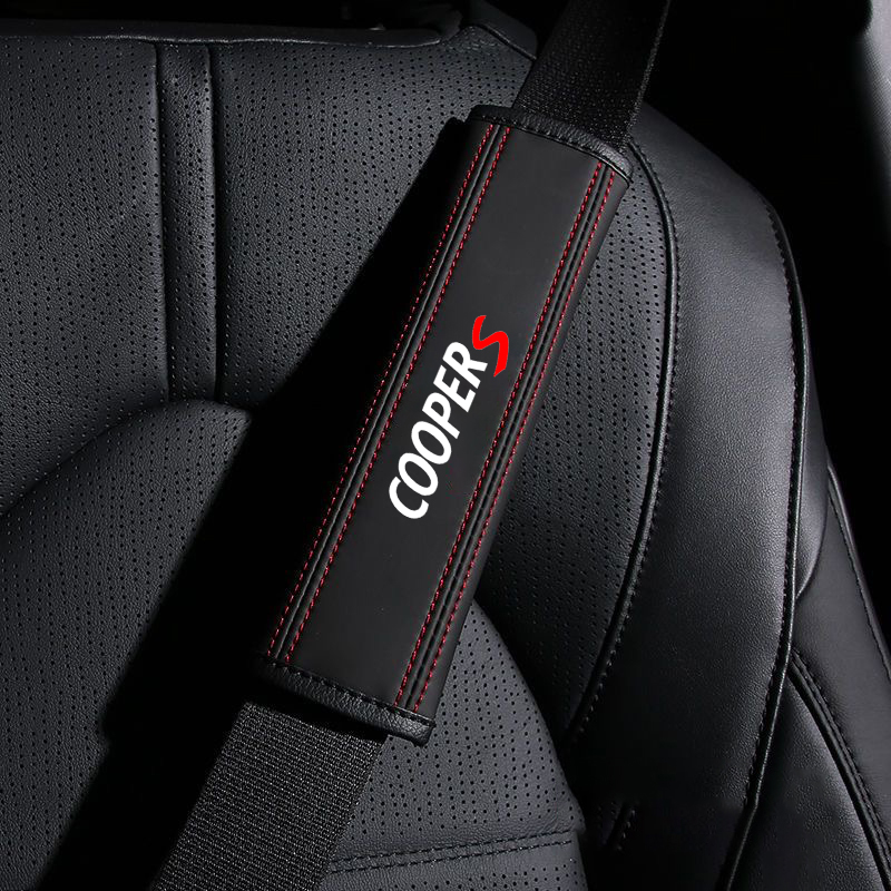 2Pcs Car Seat Belt Nappa Leath - Leather Works Near Me recension och pris