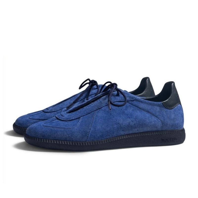 Luxury Cowhide Sneakers Blue C - Leatherwork Training recension och pris