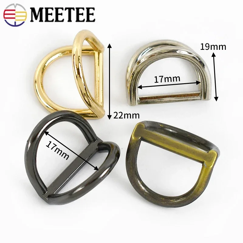 Meetee 5/10/20Pcs 19mm Metal D - Leatherwork Hardware recension och pris