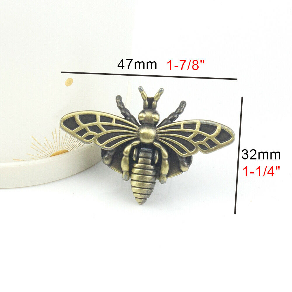 Metal Bee Shape Turn Lock Retr - Leatherwork Hardware recension och pris