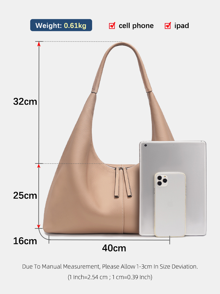 Zency Large Capacity Tote Bag  - Leather Work Handbags For Women recension och pris