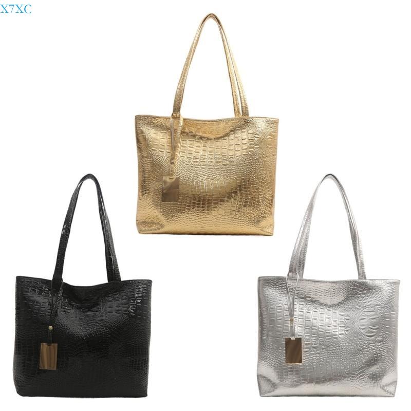 X7XC Women Casual Shoulder Bag - Leather Work Duffle Bag recension och pris