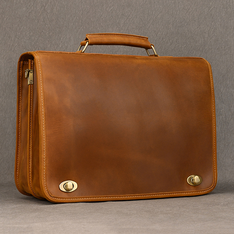 Customize Genuine Leather Lapt - Leather Work Bag Laptop recension och pris