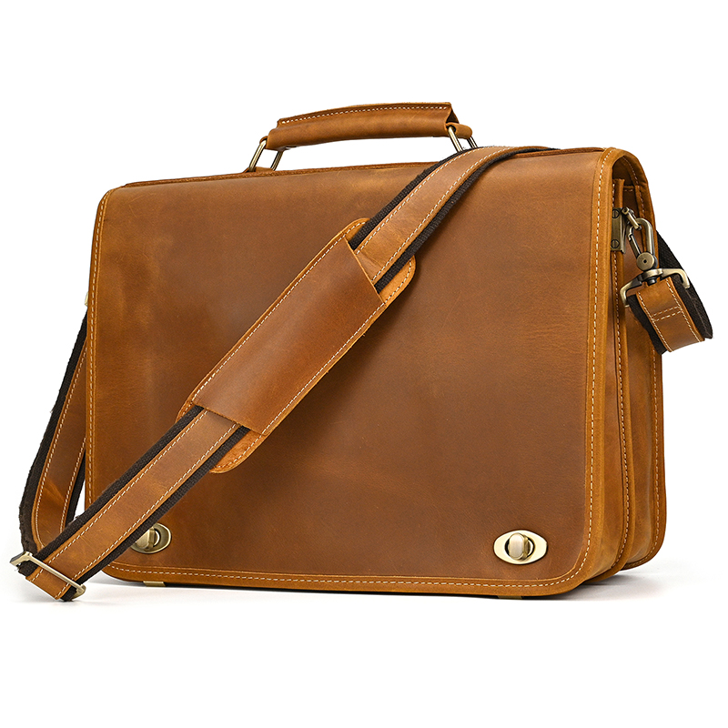 Customize Genuine Leather Lapt - Leather Work Bag Laptop recension och pris