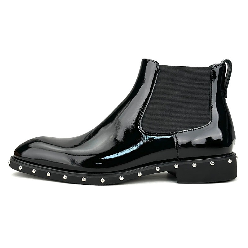 Designer Pointed Toe Chelsea B - Leatherwork Rivets recension och pris