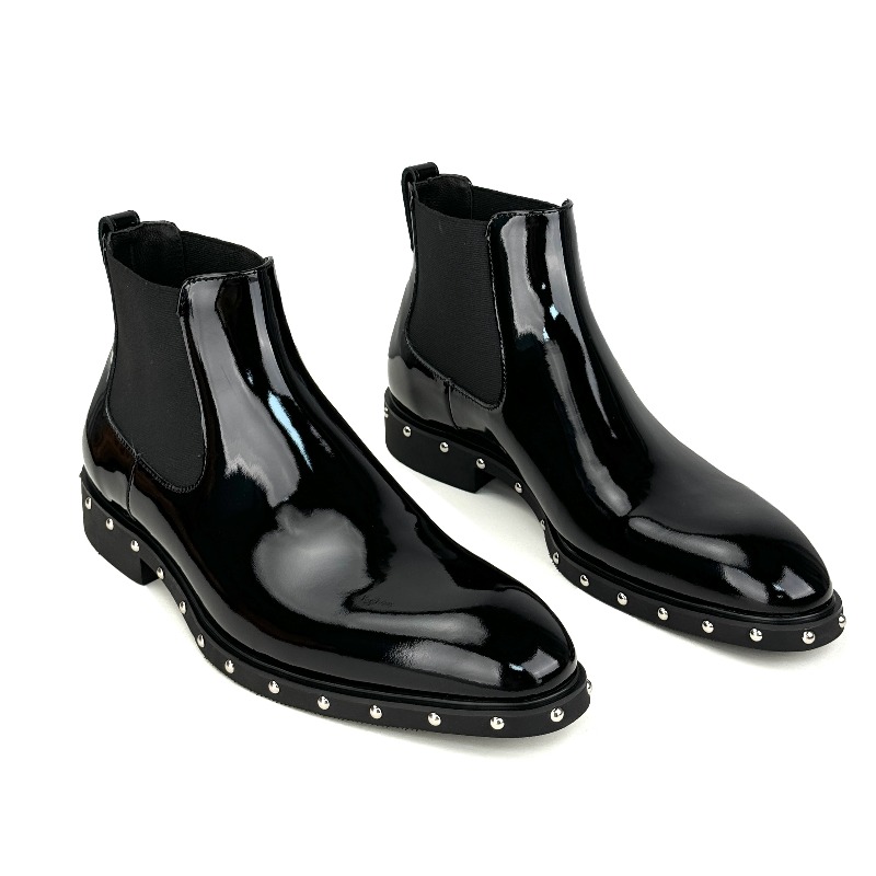 Designer Pointed Toe Chelsea B - Leatherwork Rivets recension och pris
