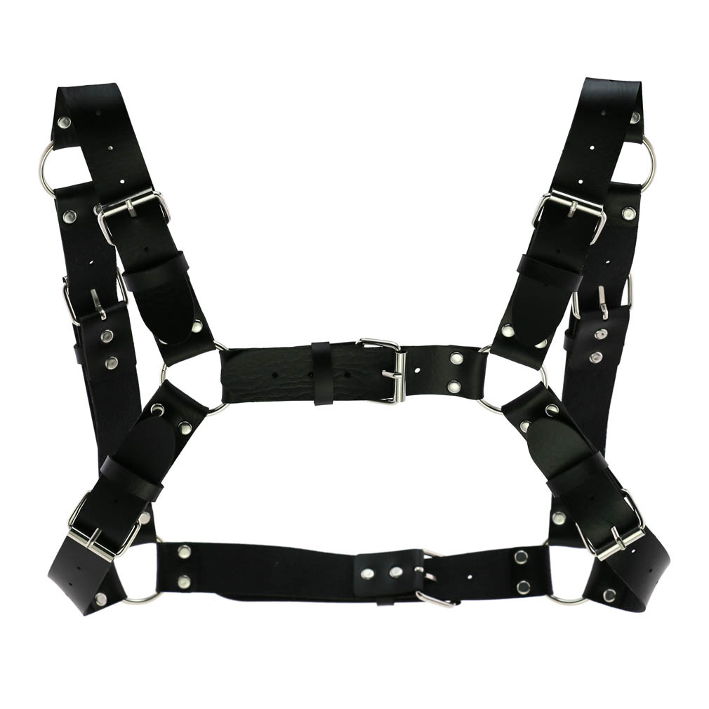 Women Men Sexy Punk Chest Harn - Leather Work Harness recension och pris
