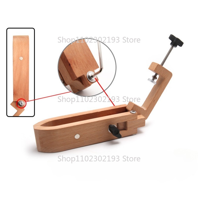 Foldable Wooden Clamp Adjustab - Leatherwork Hammer recension och pris