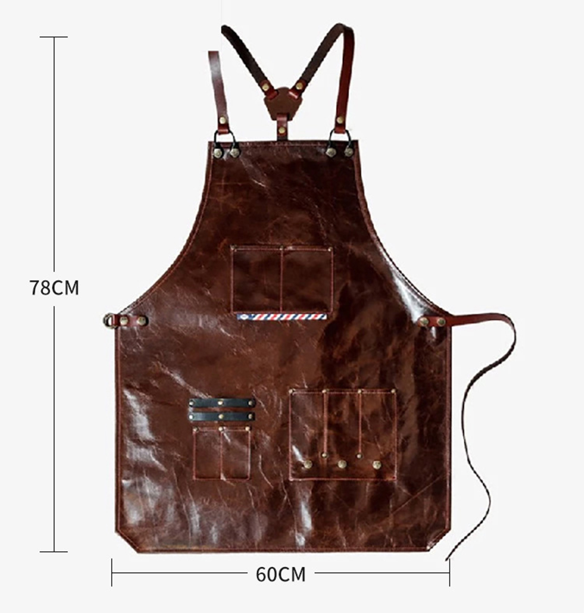 Men's Leather Work Apron with  - Leatherwork Apron recension och pris