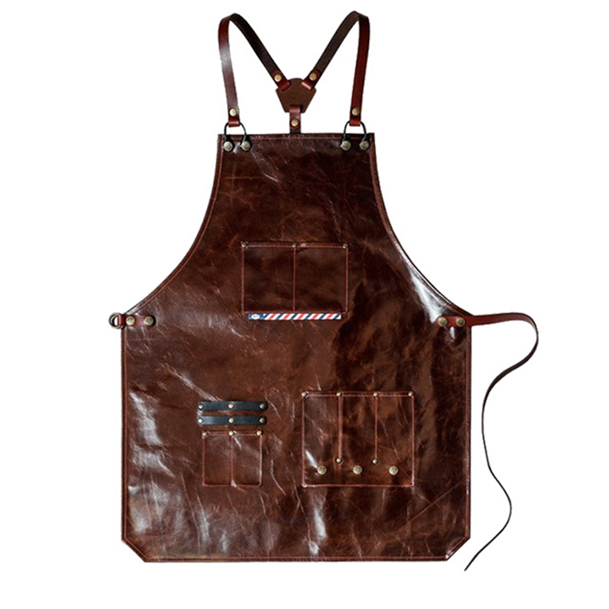 Men's Leather Work Apron with  - Leatherwork Apron recension och pris