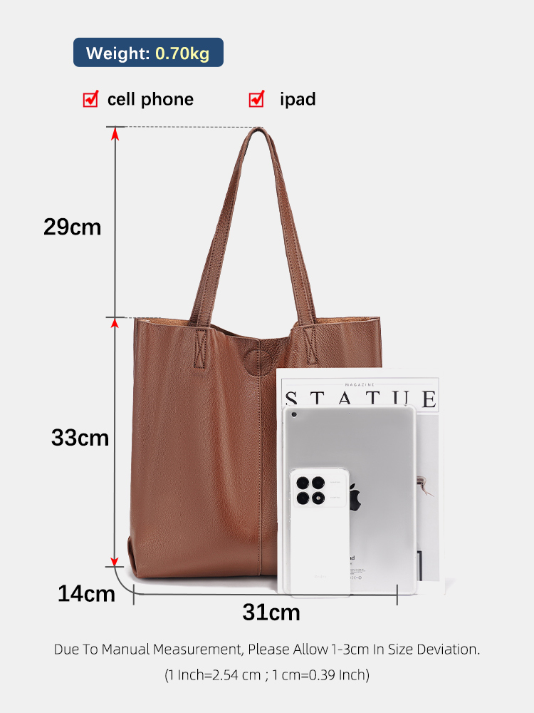Zency Women's Large Capacity H - Leather Work Handbags For Women recension och pris