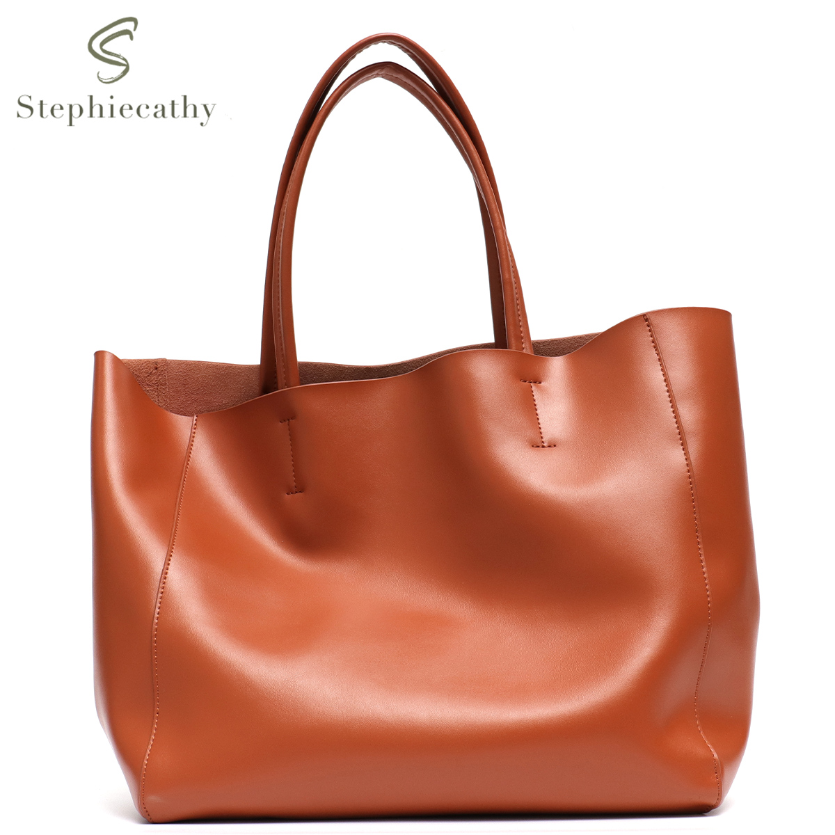 Minimalist Big Tote Bag Women  - Leather Work Handbags For Women recension och pris