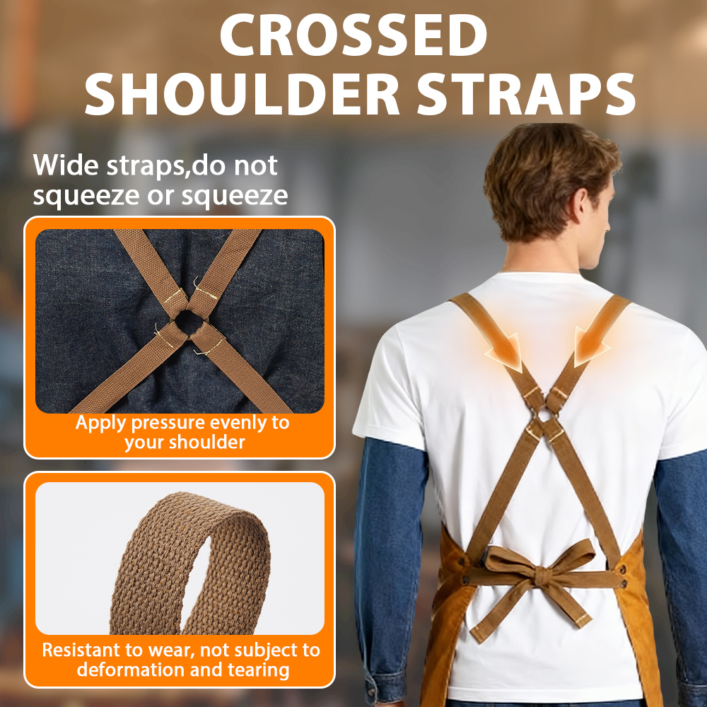 Oxhide Leather Welding Apron C - Leatherwork Apron recension och pris