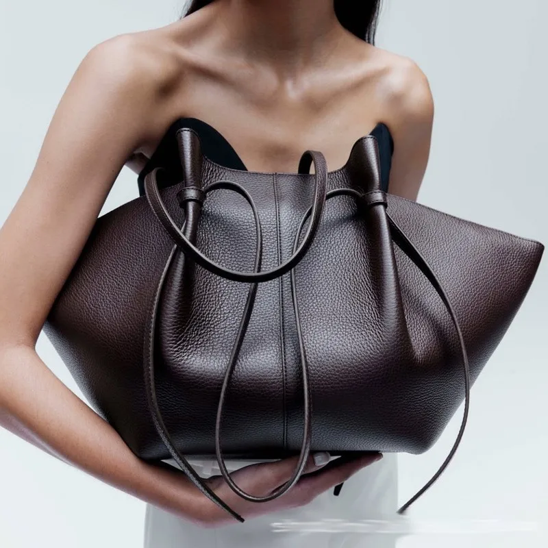 Women Leather Shoulder Bag Dum - Leather Work Handbags For Women recension och pris