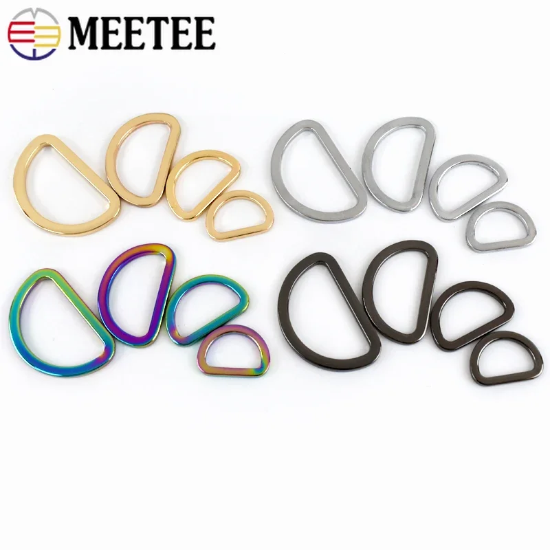 50Pcs 16-38mm D Rings Metal Bu - Leatherwork Hardware recension och pris