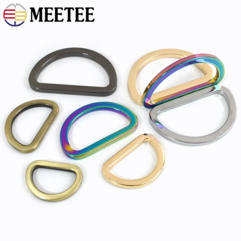 50Pcs 16-38mm D Rings Metal Bu - Leatherwork Hardware recension och pris