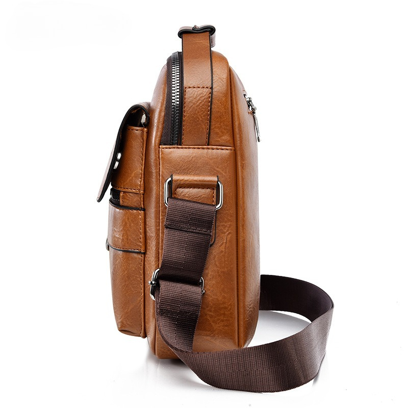Hot Fashion Korean Style Men C - Leather Work Bag Laptop recension och pris