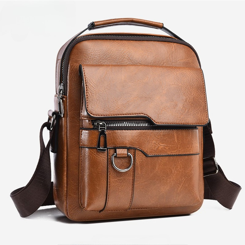 Hot Fashion Korean Style Men C - Leather Work Bag Laptop recension och pris