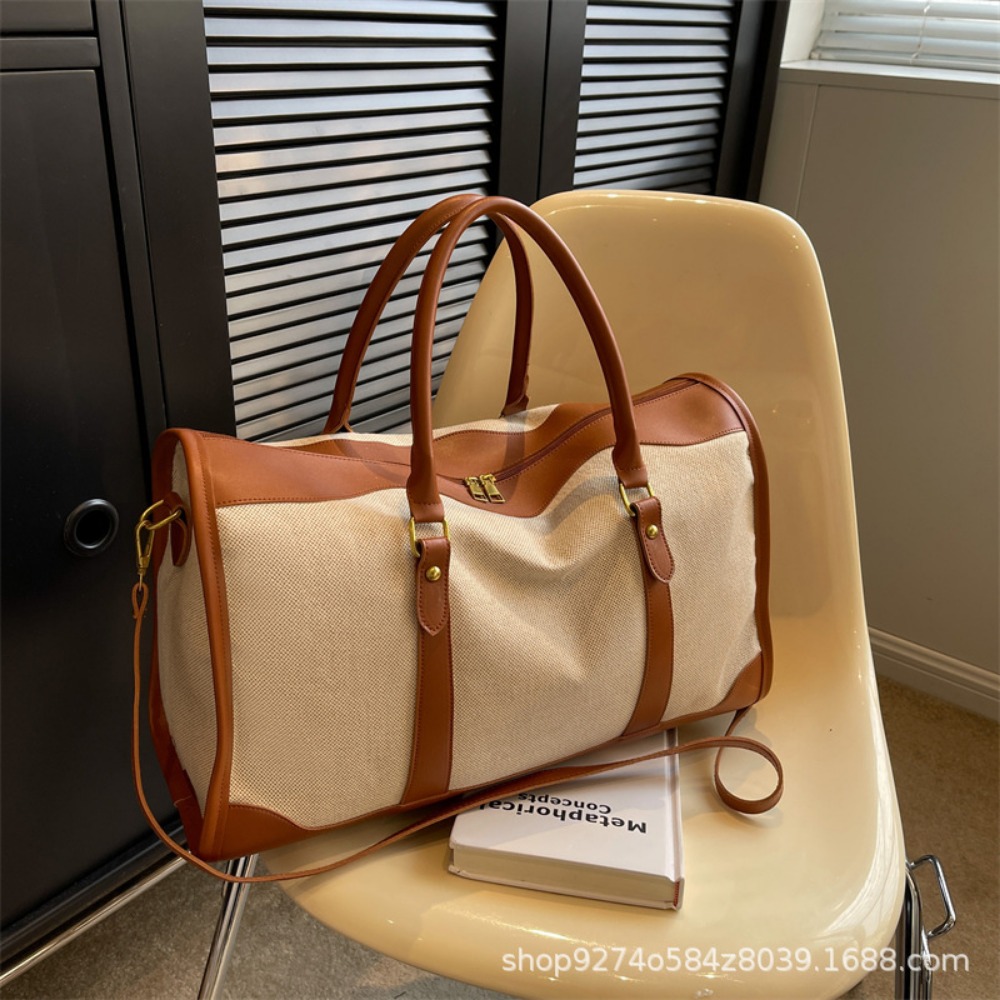 2026 Vintage Canvas & PU Leath - Leather Work Duffle Bag recension och pris