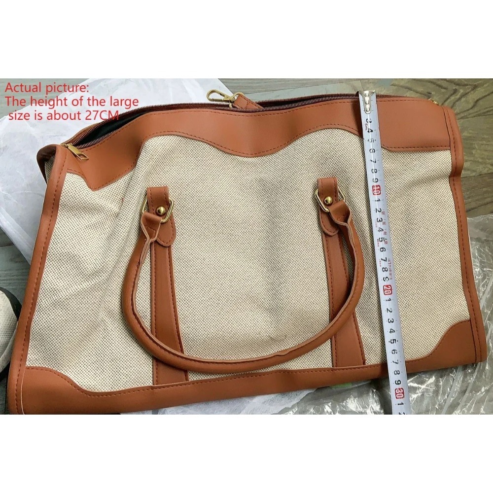 2026 Vintage Canvas & PU Leath - Leather Work Duffle Bag recension och pris