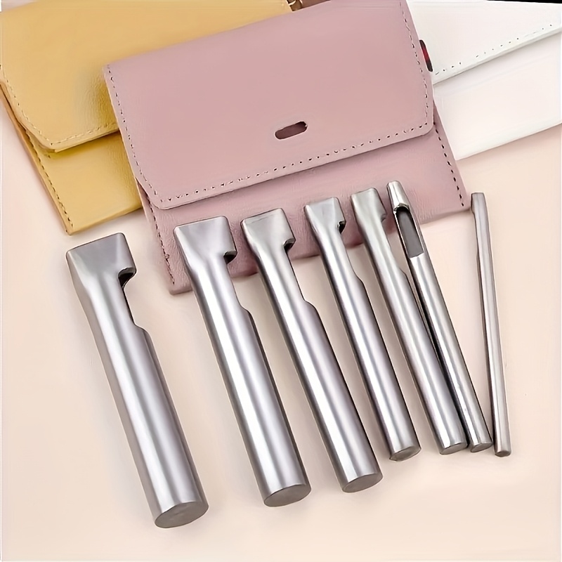 5pcs Leather Oblong Belt Hole  - Leatherwork Hammer recension och pris