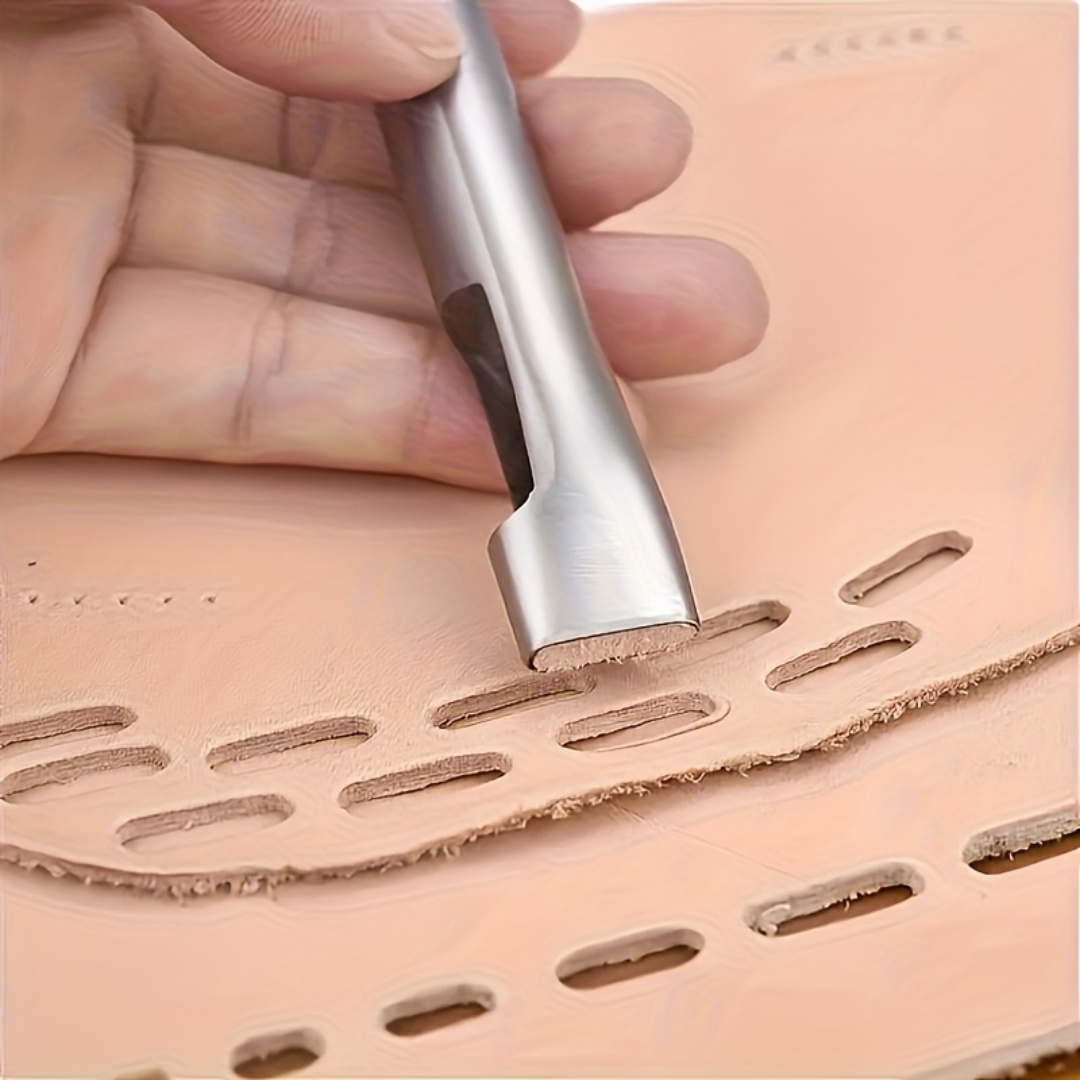5pcs Leather Oblong Belt Hole  - Leatherwork Hammer recension och pris