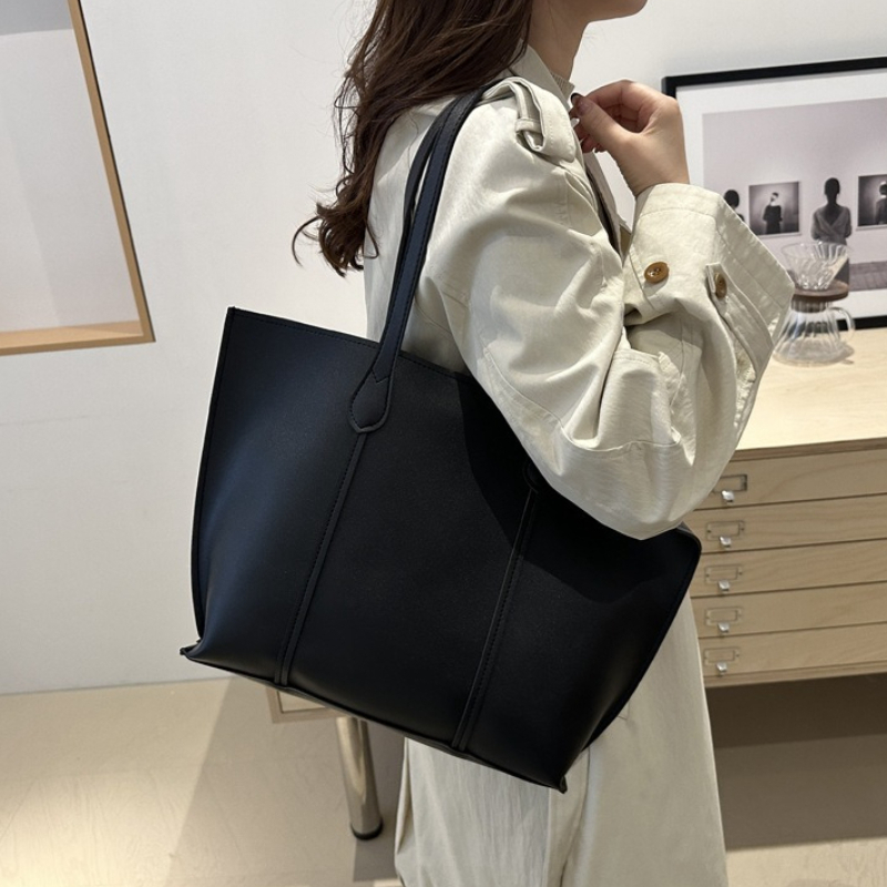 Retro Faux Leather Shoulder Ba - Leather Work Bag Laptop recension och pris