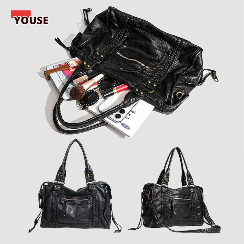 ​​Braided Trim Black Leather T - Leatherwork Rivets recension och pris