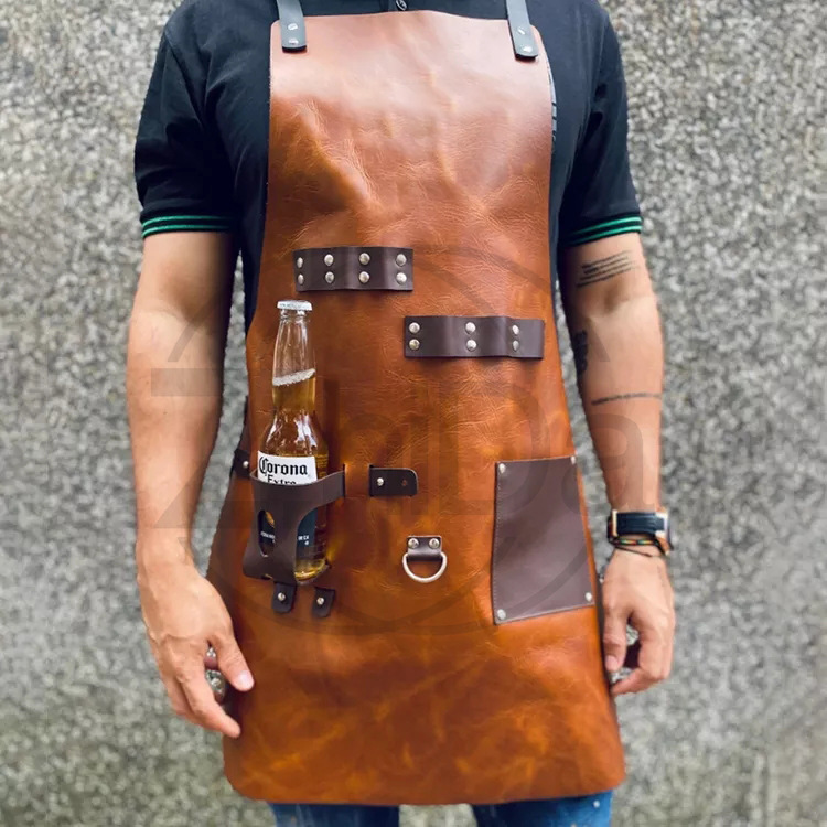 Multi-function Bottle Holder L - Leatherwork Apron recension och pris