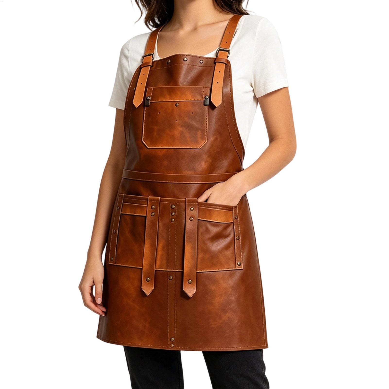 Leather Apron with Multiple Po - Leatherwork Apron recension och pris