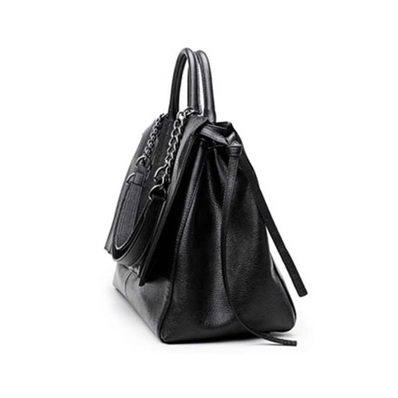 Elegant Tote Bag With Zipper,  - Leather Work Handbags For Women recension och pris