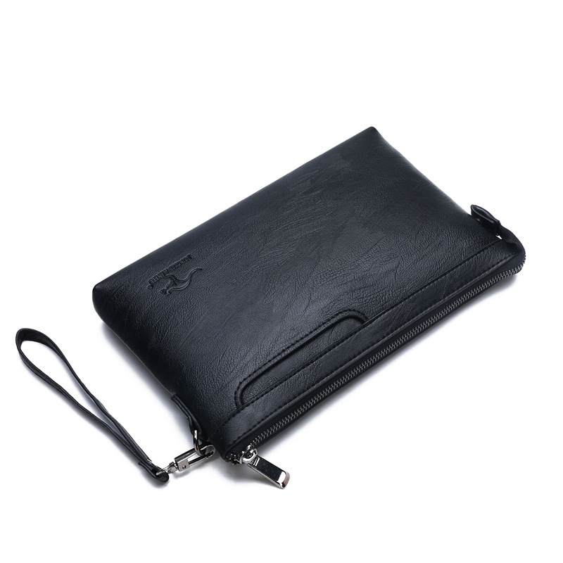 Business Clutch Bag High Quali - Leatherwork Rivets recension och pris