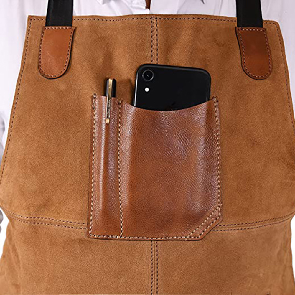 Comfortable doublesided velvet - Leatherwork Apron recension och pris