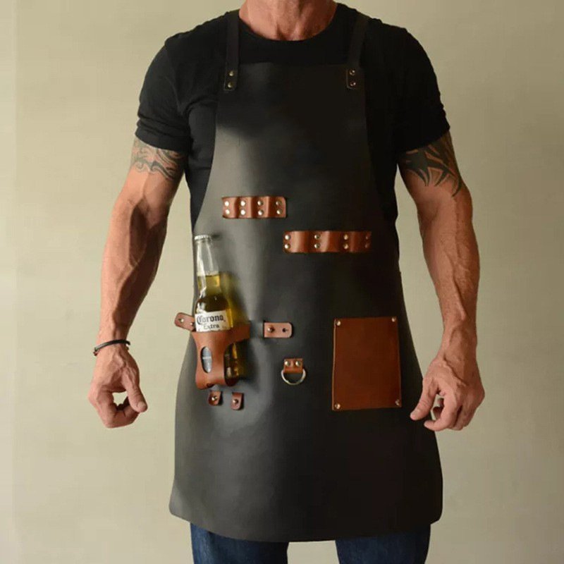 Outdoor PU Leather Apron Outdo - Leatherwork Apron recension och pris