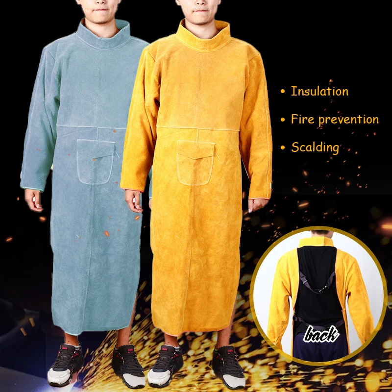 Cowhide Leather Anti-scalding  - Leatherwork Apron recension och pris