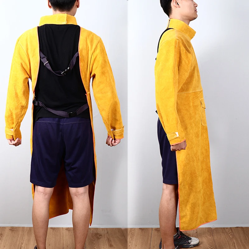 Cowhide Leather Anti-scalding  - Leatherwork Apron recension och pris